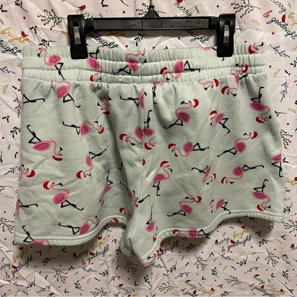 Better Together Christmas Flamingo Pajamas Sleeping Set of Sweater and Shorts - Picture 7 of 9